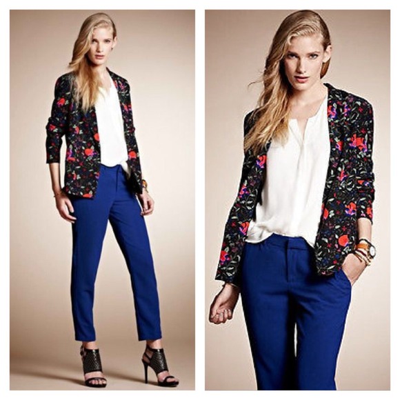 Joie Jackets & Blazers - Joie Floral Silk Blazer