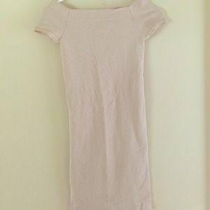 Bebe gold sparkle embroidered bodycon dress S