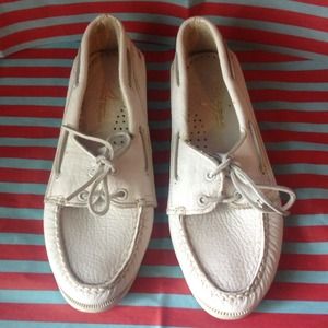 ⚡Sale⚡Vintage White Sperry Top-Sider Shoes. 7.5