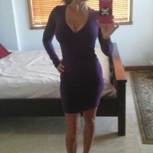 Eggplant colored dress