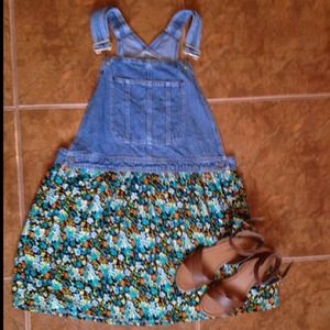 Urban Renewal (UrbanOutfitters) skirt overalls!