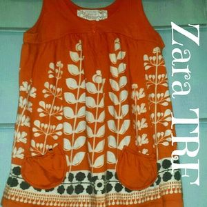 ZARA TRF - Flower Tank with Pockets