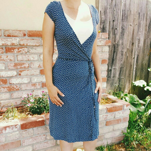 LAST CHANCE!  Blue Miss Sixty wrap dress