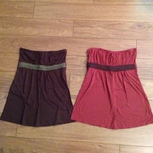 Charlotte Russe tube top small $7 each