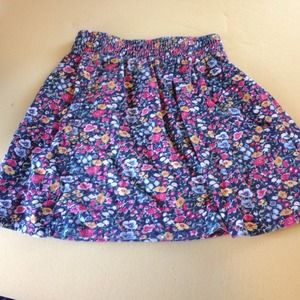 Floral skater skirt