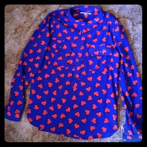 ❌ SOLD ❌ Gap Hearts Blouse