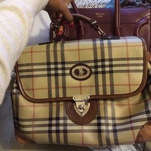 Vintage burberry style bag