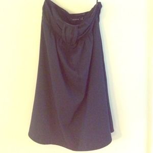 Strapless little black dress