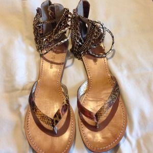 Zig I girl cheetah sandals