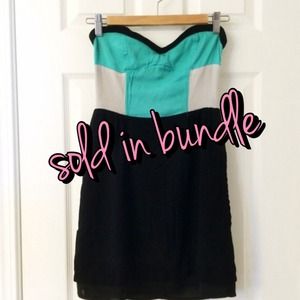 🎀sold in bundle🎀 Strapless Dress
