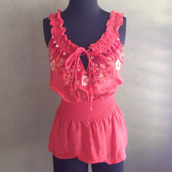 Tops - 🎉Host Pick🎉Boho Chic Orange Top