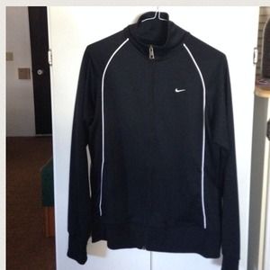 Women's Nike Track Jacket, striped purse