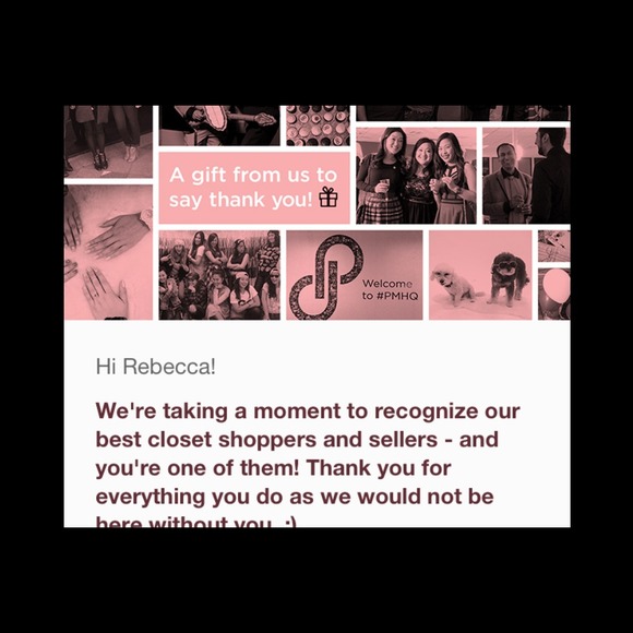 A special thank you!