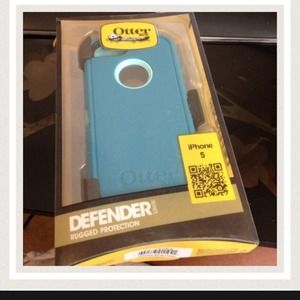 iPhone 5 otterbox defender series aqua