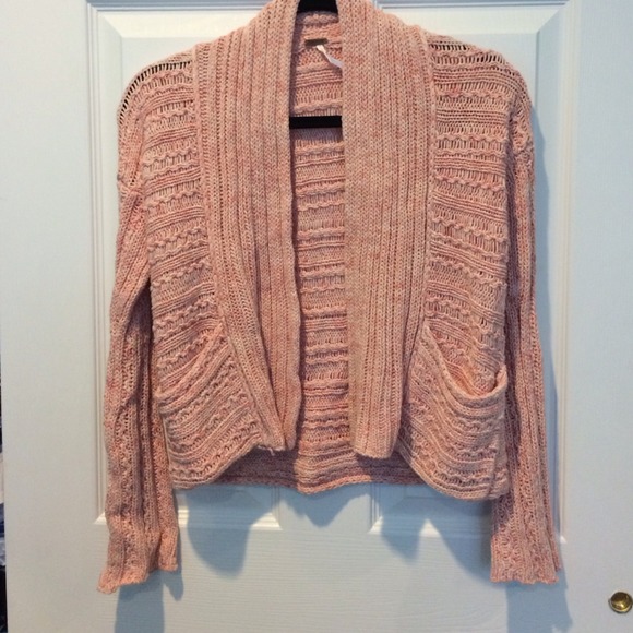 //SOLD// Free people dusty pink sweater cardigan
