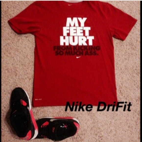 Nike Tops - Bundle Nike dri-fit t-shirt and grey Nike shirt