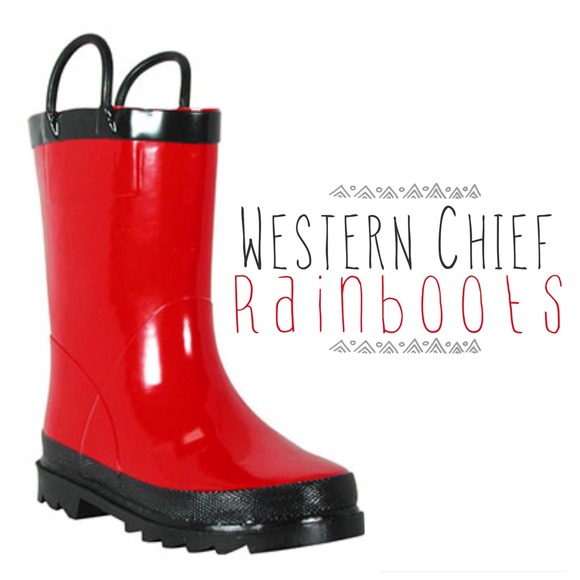 Western Chief Red fireman Rain boots (size 6)