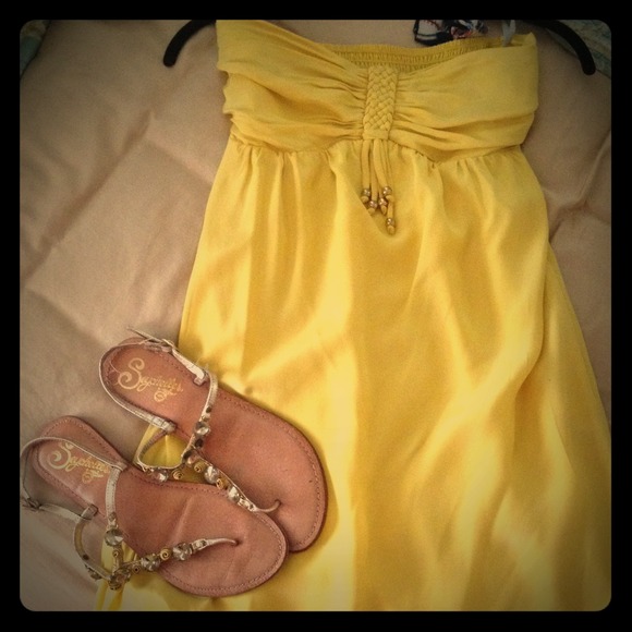 Strapless Alice and Trixie Silk Dress..