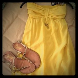 Strapless Alice and Trixie Silk Dress..