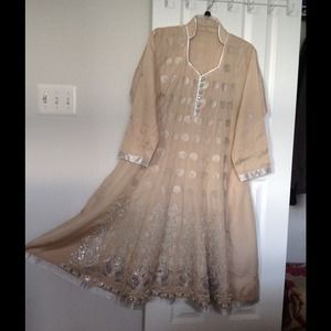 Pakistani/indian style kali daar frock