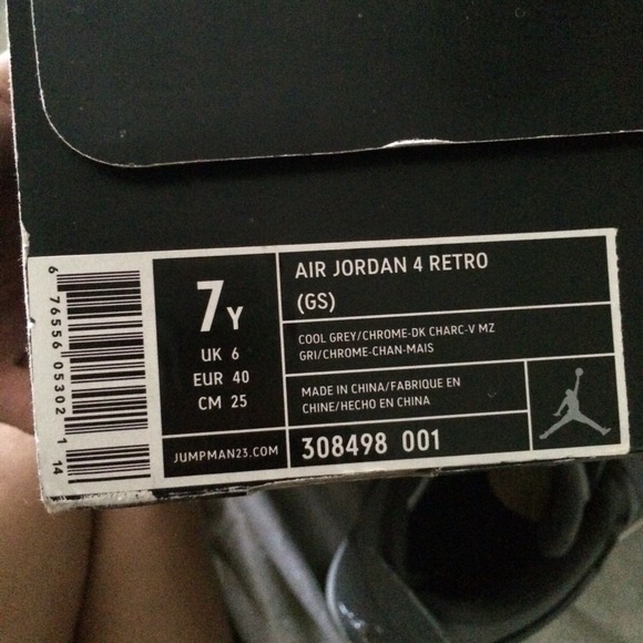 Jordan cool grey 4s 💢NO TRADES💢 - Picture 2 of 4