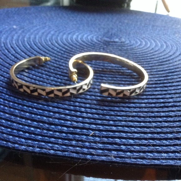 L.A.M.B. By Gwen Stefani for nOir jewelry hoops
