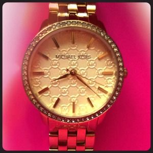 Gold Michael Kors watch