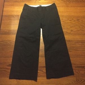 Banana Republic stretch black capris