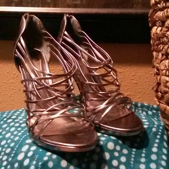 Platinum sandals