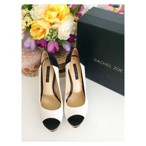 🎉HOST PICK🎉 BRAND NEW RACHEL ZOE -LAUREN PEEPTOE