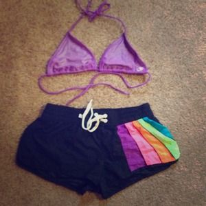 🎉SALE🎉Black and NEON colored swim shorts😁