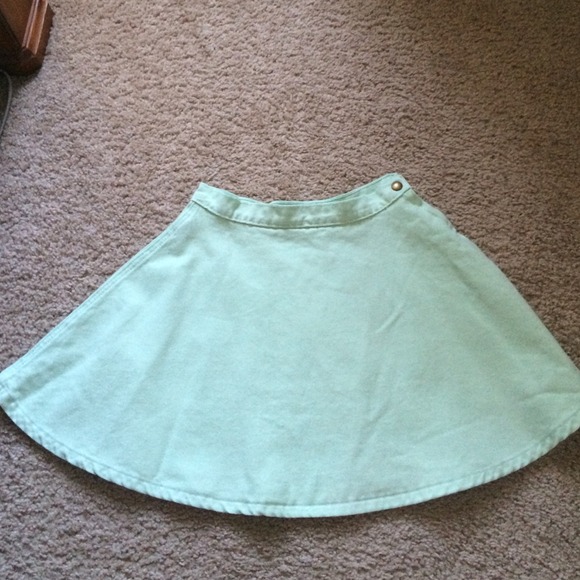 American Apparel Denim - NWOT American Apparel Mint Circle Skirt