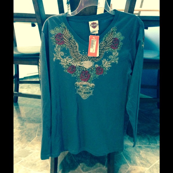 NWT Harley Davidson long sleeve top