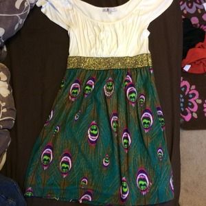 Reduced 💥 Peacock dress