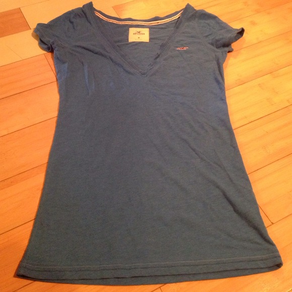 Light blue v neck