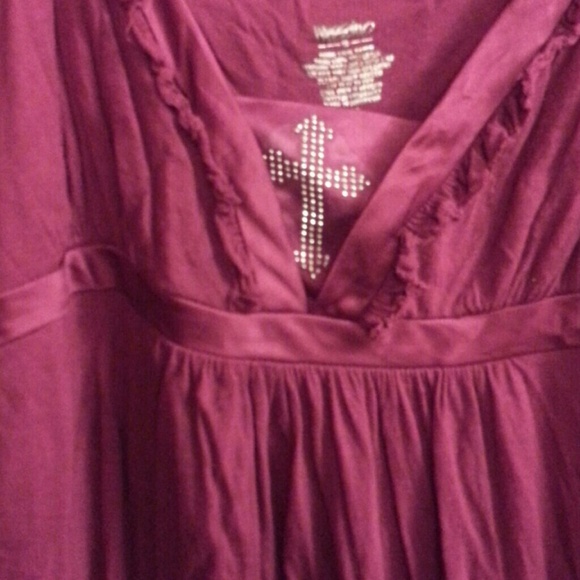 Purple summer top - Picture 2 of 2