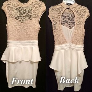 Peplum dress