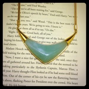 Timeless blue stone necklace