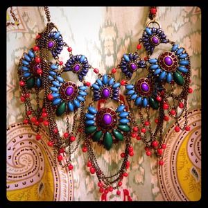 Gypsy bohemian necklace