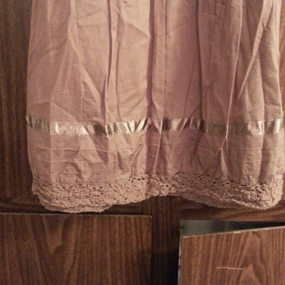 Brown knee length skirt - Picture 2 of 2