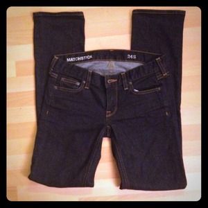 SOLD J crew 24s matchstick dark wash