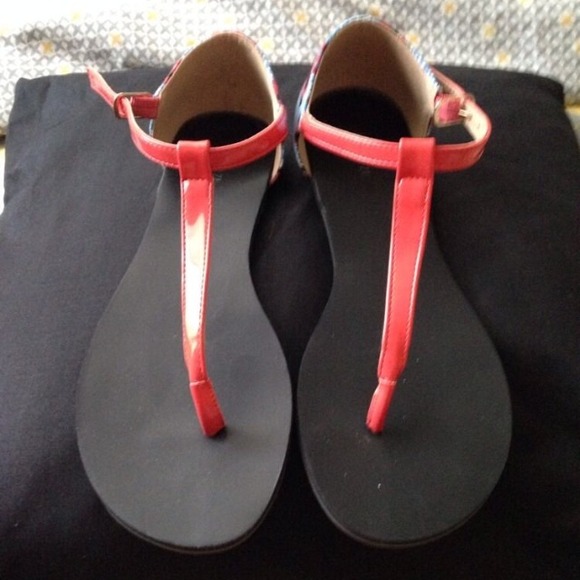 Forever21 tribal sandal in melon