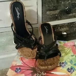 Black Strappey Sandal