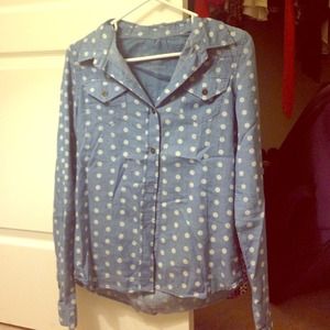 Blue Small shirt from PacSun