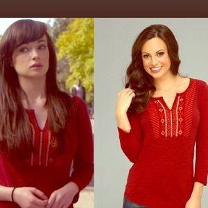 From the TV show AWKWARD!!! Lucky brand top