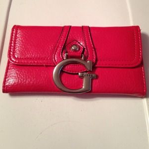 Red guess wallet