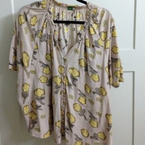 HOST PICK!! Anthropologie Floral Pancho