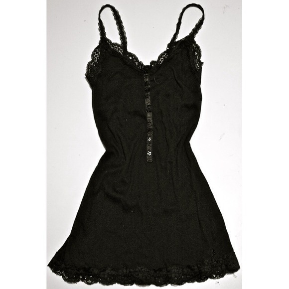 Black tank with built in bra.