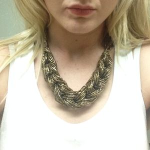 Copper Braided Chain necklace from H&M