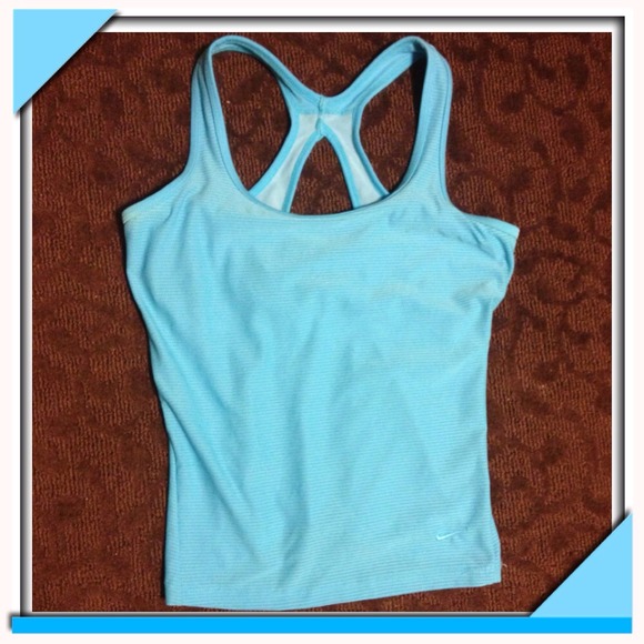 Nike Dri-Fit Blue Workout Sports Tank. Size M 💦